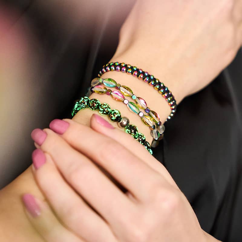 Unicorn Silver | Black | Mini Vitality Bracelet