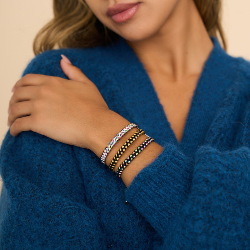 Unicorn Silver | Black | Mini Vitality Bracelet