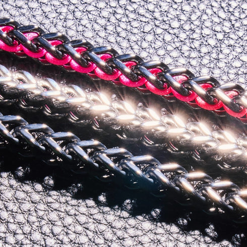 Black x Silver | Gaia Wheat Chain | Choker Necklace