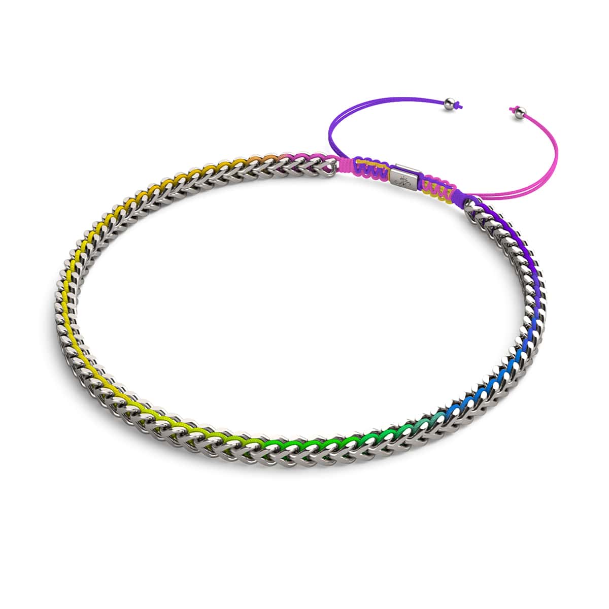 Spectrum x Silver | Gaia Wheat Chain | Choker Necklace