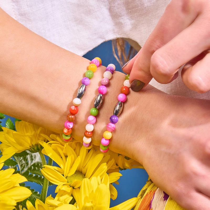 Pinata Confetti x Silver | Abalone Bracelet