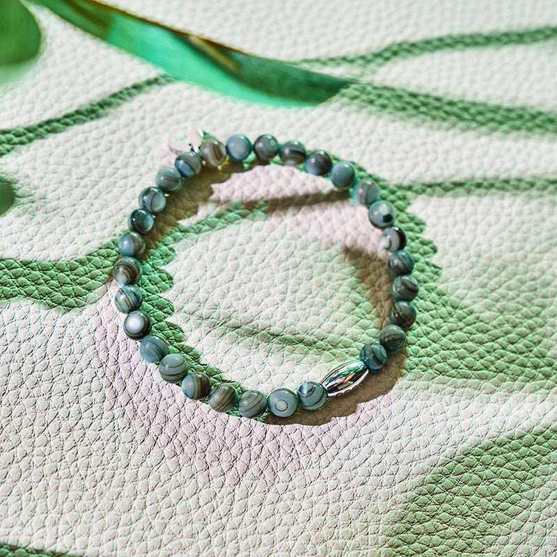 Viridian Kelp x Silver | Abalone Bracelet