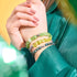 Viridian Kelp x Silver | Abalone Bracelet