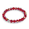Carnelian Rainbow | .925 Sterling Silver | Bubble Glass Bracelet