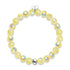 Daffodil Dew | .925 Sterling Silver | Bubble Glass Bracelet