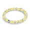 Daffodil Dew | .925 Sterling Silver | Bubble Glass Bracelet