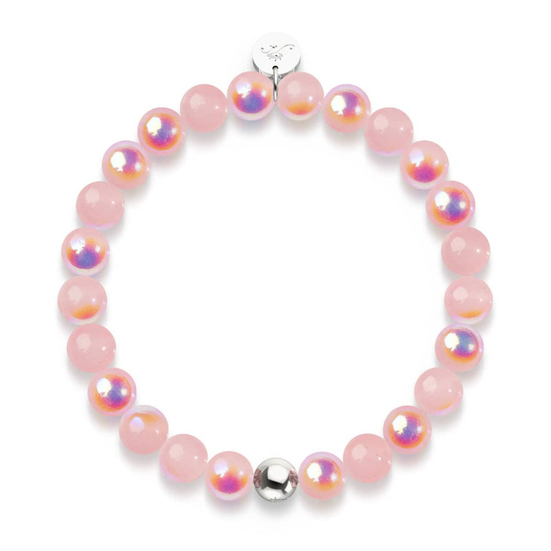 Dragon Fruit | .925 Sterling Silver | Bubble Glass Bracelet