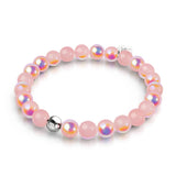 Dragon Fruit | .925 Sterling Silver | Bubble Glass Bracelet