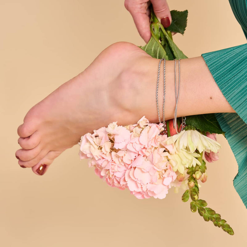 The Hera | Braided Anklet Chain