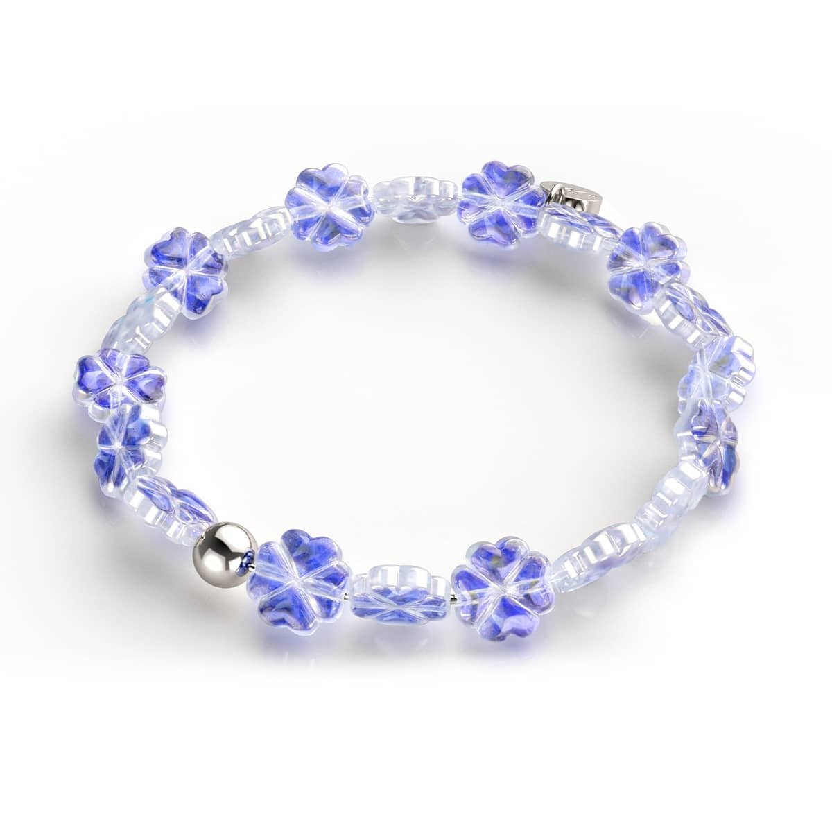 Rainbow Clover | Fairy Glass Bracelet