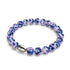 Blue Iris | .925 Sterling Silver | Firefly Glass Bracelet