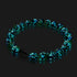Blue Mint | .925 Sterling Silver | Firefly Glass Bracelet
