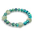 Blue Mint | Firefly Glass x Murano Glass Hearts Bracelet