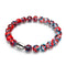 Fire and Ice | .925 Sterling Silver | Firefly Glass Bracelet