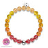 Harvest Ombre | .925 Sterling Silver | Firefly Glass Bracelet