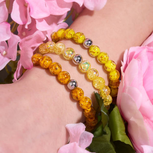 Mango | .925 Sterling Silver | Firefly Glass Bracelet