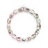 Pink Roses | .925 Sterling Silver | Firefly Glass Garden Bracelet