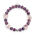 Purple Elixir | Firefly Glass x Murano Glass Hearts Bracelet