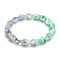 Winter Garden | .925 Sterling Silver | Firefly Glass Garden Bracelet