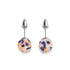 Blueberry Cobbler | .925 Sterling Silver | Firefly Glass Stud Earrings
