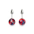 Fire and Ice | .925 Sterling Silver | Firefly Glass Stud Earrings
