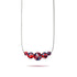 Fire and Ice | .925 Sterling Silver | Firefly Glass Infinity Clasp Necklace