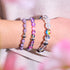 Rainbow Sky | .925 Sterling Silver | Galaxy Glass Statement Bracelet