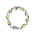Rainbow Sky | .925 Sterling Silver | Galaxy Glass Statement Bracelet