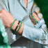 Lucky Artio | Gemmy Bear Bracelet | Green Aventurine