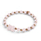 Persephone | Gemmy Bear Bracelet | Rose Quartz x 18k Rose Gold