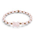 Persephone | Gemmy Bear Bracelet | Rose Quartz x 18k Rose Gold