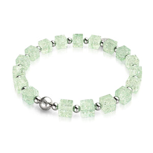 Iced Matcha | Glitter Glass | Sugar Cube Bracelet