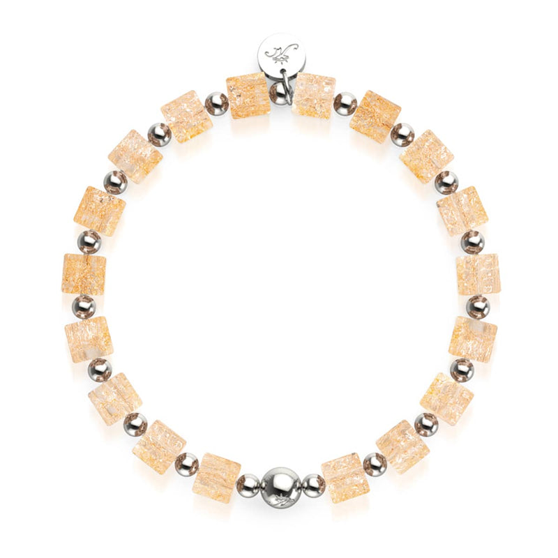 Lady Marmalade | Glitter Glass | Sugar Cube Bracelet