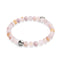 Cherry Blossom Quartz | Silver | Healing Gemstone Bead Bracelet
