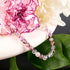 Purple Ghost Quartz | Silver | Healing Gemstone Bead Bracelet
