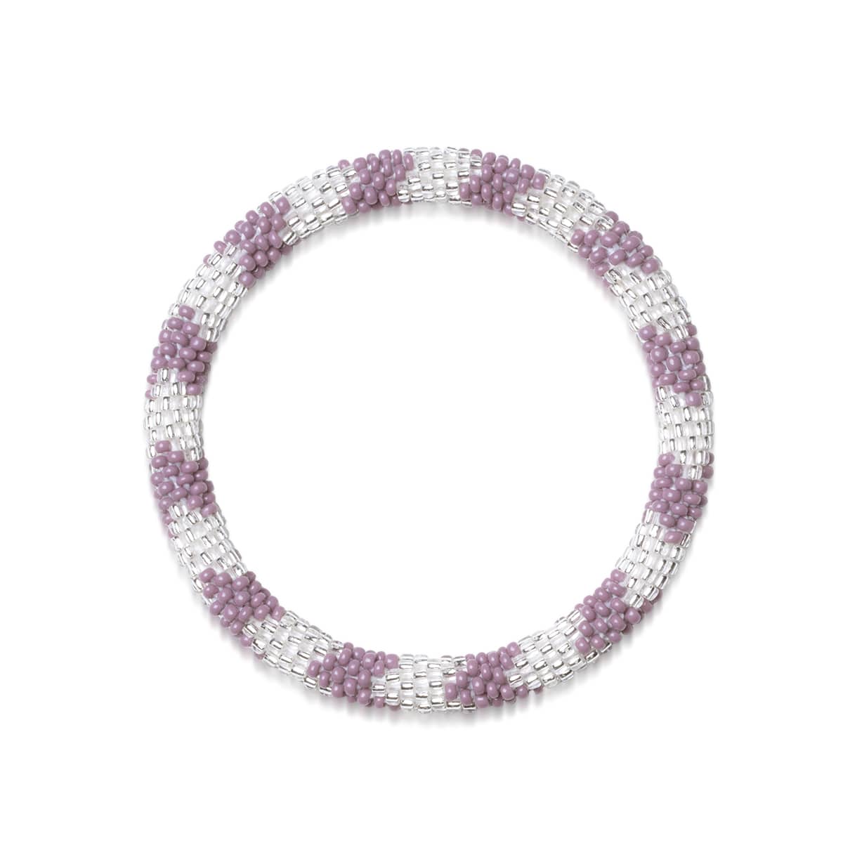 Purple Emperor | Himalayan Glass Bead Bracelet