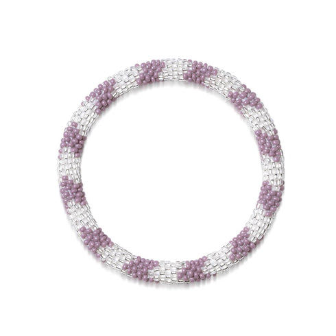 Purple Emperor | Himalayan Glass Bead Bracelet