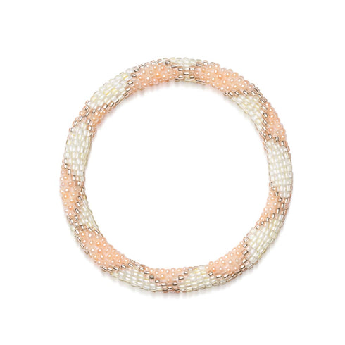 Rose Lassi | Himalayan Glass Bead Bracelet