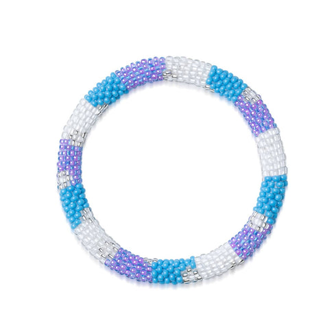 Snow Cone | Himalayan Glass Bead Bracelet