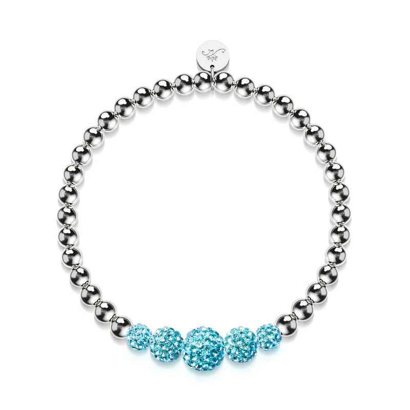 Fiji Blue | Crystal Cascade Kikiballa Bracelet