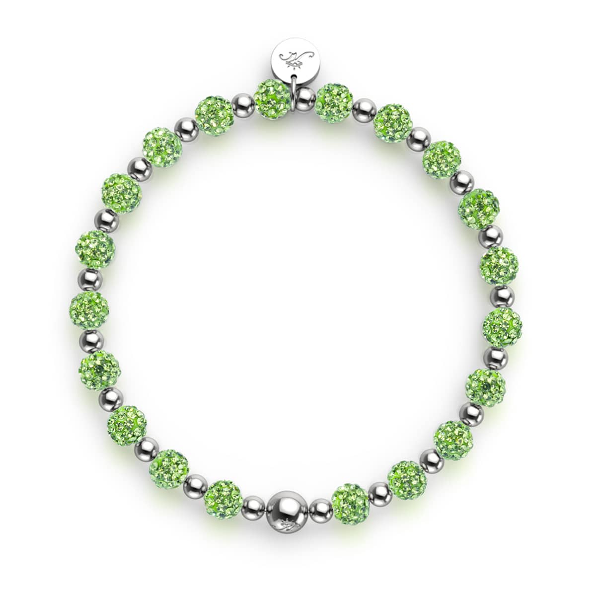 Palm Green | Crystal Kikiballa Bracelet