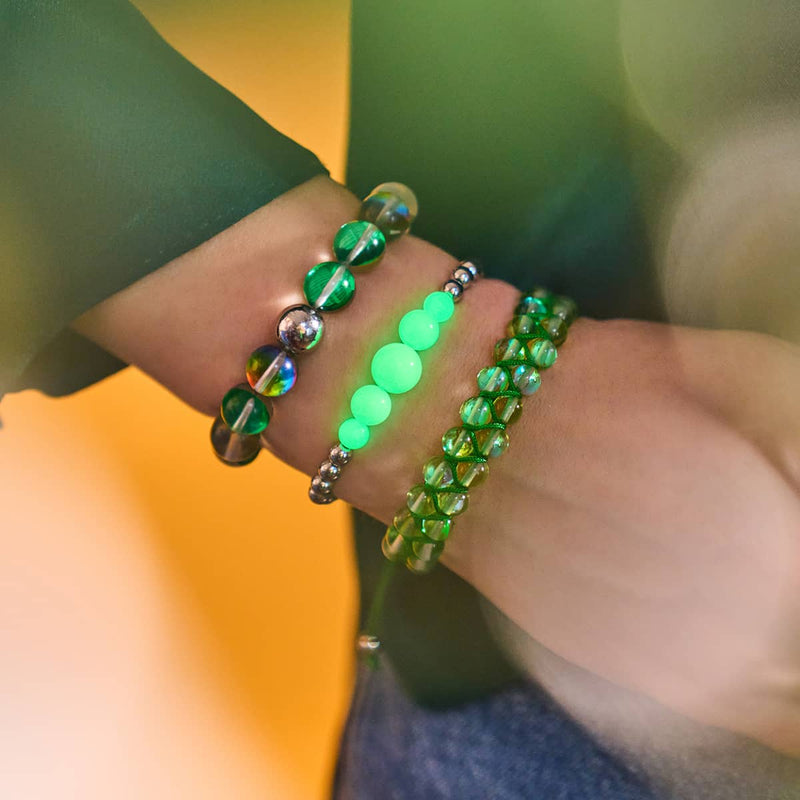 Lime | Silver | Lumos Ceramic Expression Bracelet