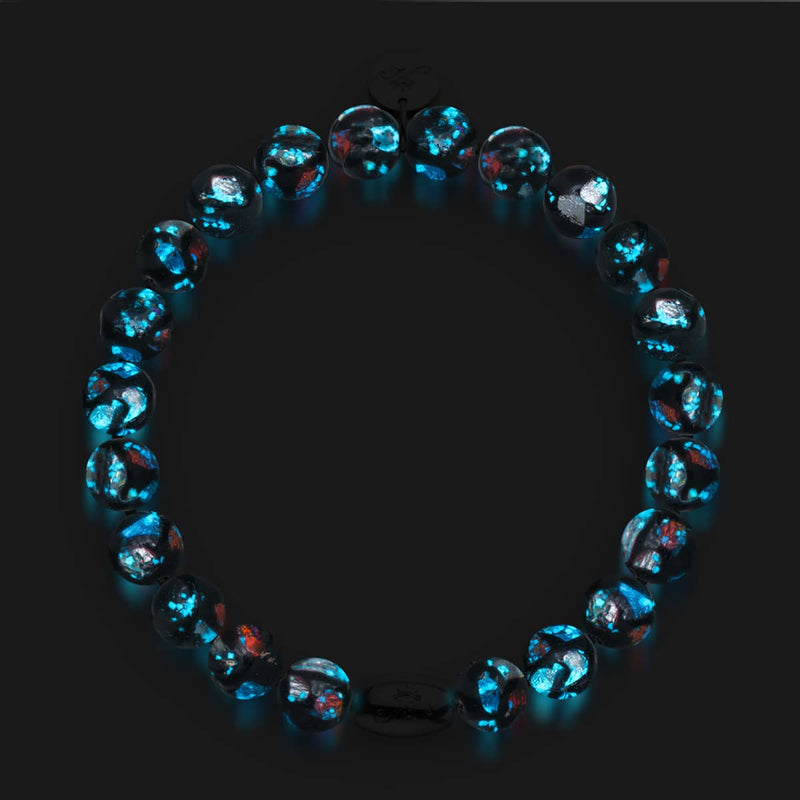 Orion | .925 Sterling Silver | Lunar Glass Bracelet