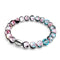 Pink Moon | .925 Sterling Silver | Lunar Glass Bracelet