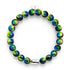 Turquoise Horizon | .925 Sterling Silver | Lunar Glass Bracelet