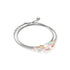 Peach | .925 Sterling Silver | Mermaid Glass Infinity Clasp Anklet