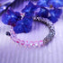 Lavender | Silver | Mermaid Glass x Links of Love Bracelet