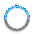 Sapphire | Silver | Mermaid Glass x Links of Love Bracelet