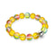 Unicorn Yellow | Silver | Mermaid Glass Statement Bracelet