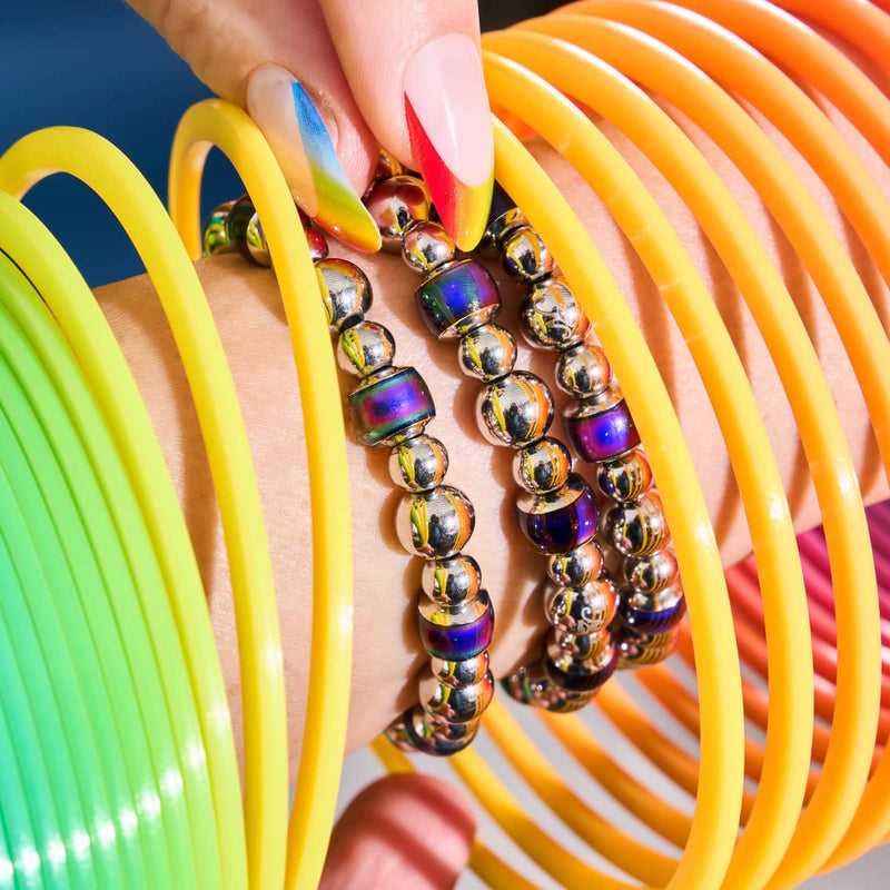 Chromata | Silver | Mood Stone Bracelet